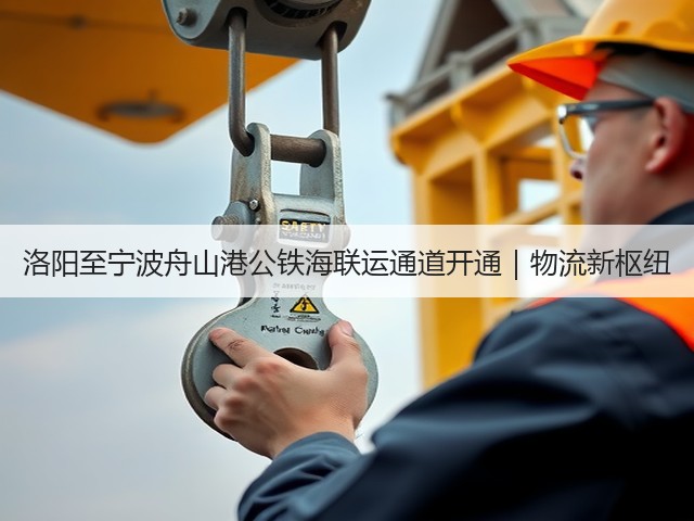 洛阳至宁波舟山港公铁海联运通道开通|物流新枢纽(图2) 洛阳至宁波舟山港公铁海联运通道开通|物流新枢纽(图2)