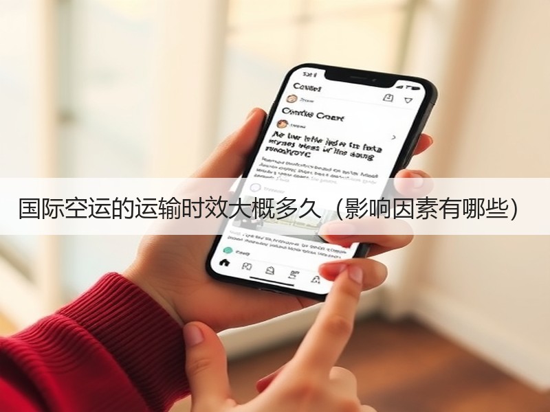 国际空运的运输时效大概多久（影响因素有哪些）