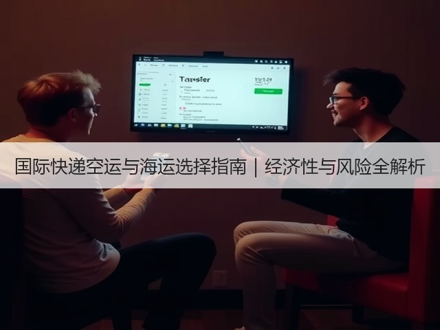 国际快递空运与海运选择指南｜经济性与风险全解析(图3)