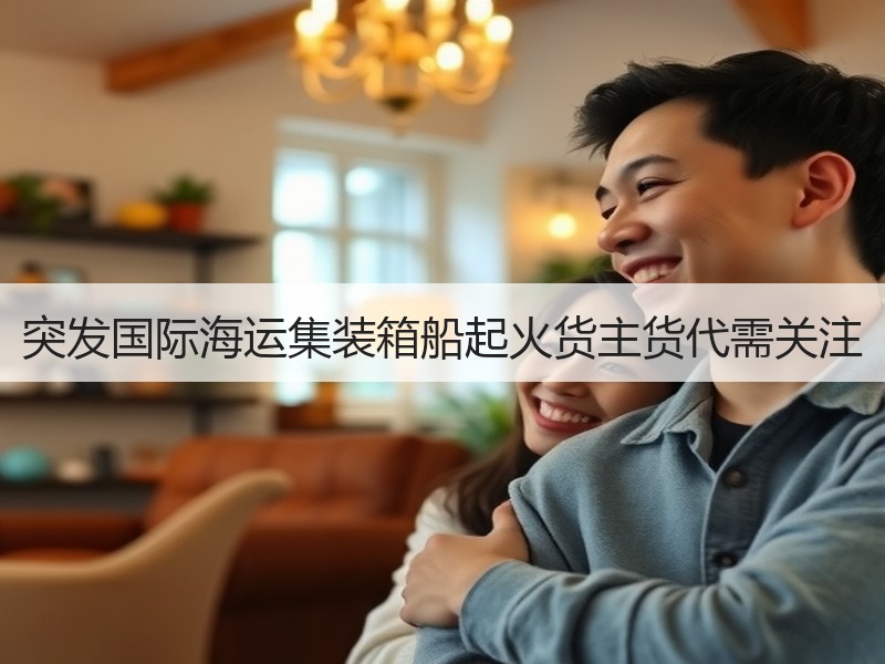 突发国际海运集装箱船起火货主货代需关注