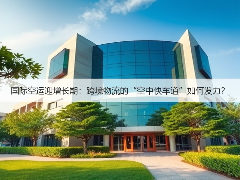 国际空运迎增长期：跨境物流的“空中快车道”如何发力？