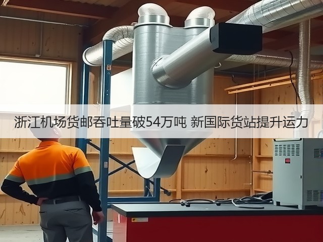 浙江机场货邮吞吐量破54万吨 新国际货站提升运力(图1)