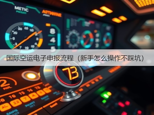 国际空运电子申报流程(新手怎么操作不踩坑)(图1) 国际空运电子申报流程(新手怎么操作不踩坑)(图1)