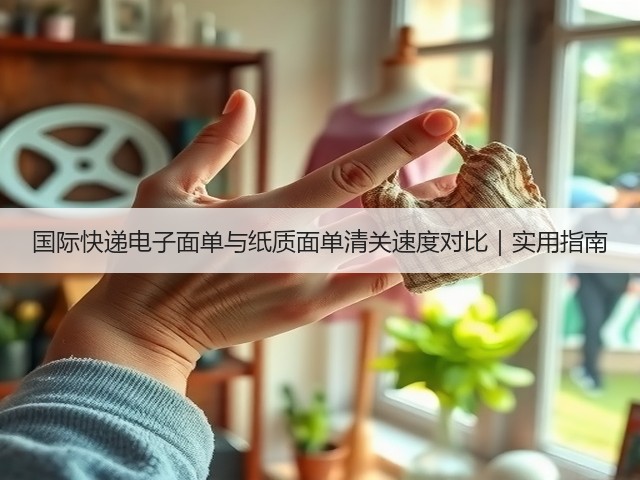 国际快递电子面单与纸质面单清关速度对比|实用指南(图2) 国际快递电子面单与纸质面单清关速度对比|实用指南(图2)