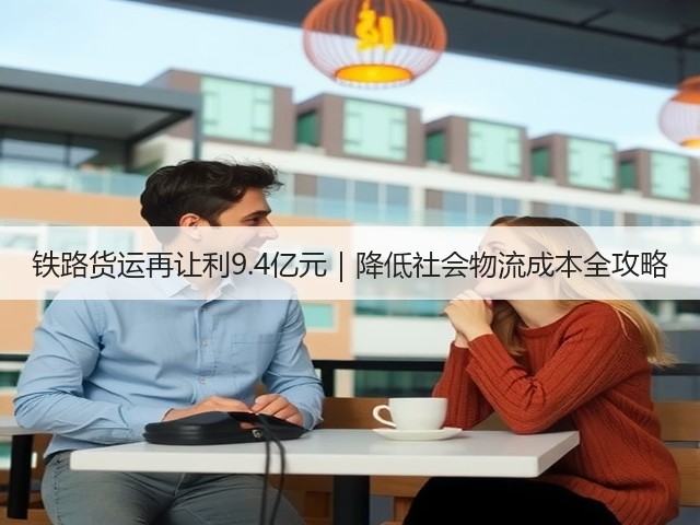 铁路货运再让利9.4亿元|降低社会物流成本全攻略(图2) 铁路货运再让利9.4亿元|降低社会物流成本全攻略(图2)