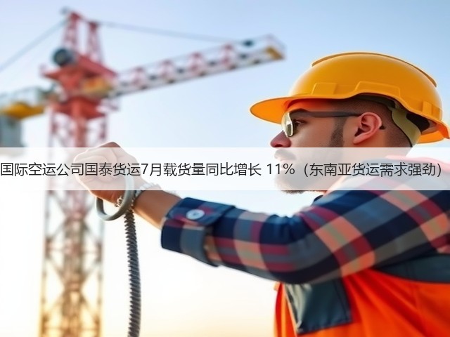 国际空运公司国泰货运7月载货量同比增长 11%（东南亚货运需求强劲）(图1)