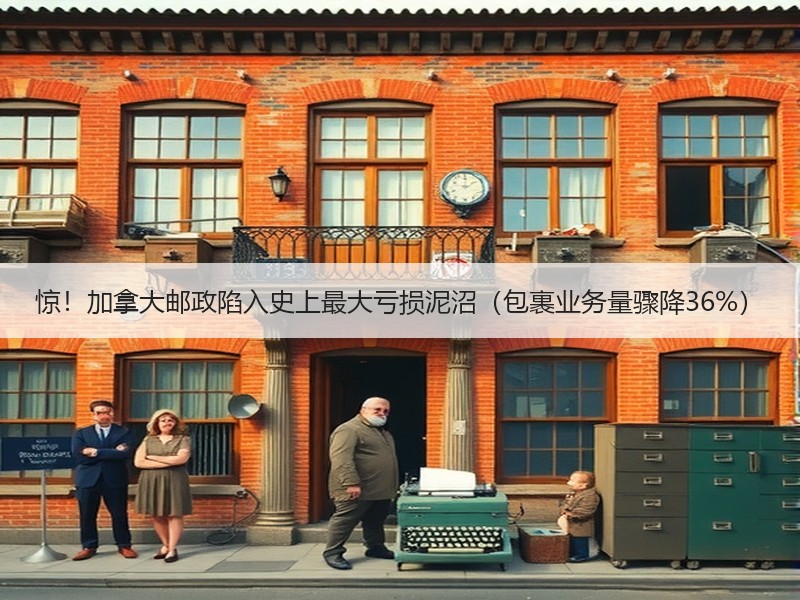 惊！加拿大邮政陷入史上最大亏损泥沼（包裹业务量骤降36%）