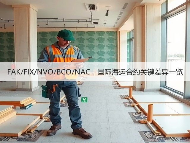 FAK/FIX/NVO/BCO/NAC:国际海运合约关键差异一览(图1) FAK/FIX/NVO/BCO/NAC:国际海运合约关键差异一览(图1)