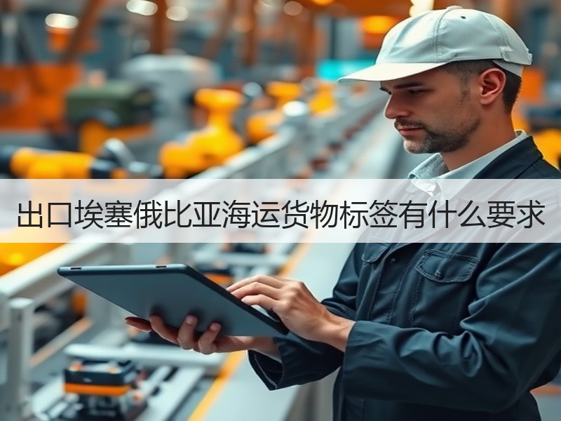 出口埃塞俄比亚海运货物标签有什么要求