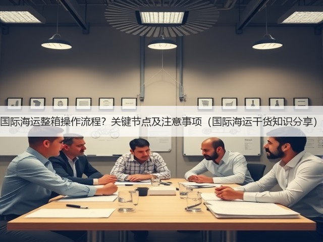 国际海运整箱操作流程?关键节点及注意事项(国际海运干货知识分享)(图2) 国际海运整箱操作流程?关键节点及注意事项(国际海运干货知识分享)(图2)