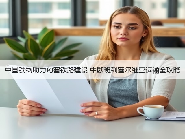 中国铁物助力匈塞铁路建设 中欧班列塞尔维亚运输全攻略(图1) 中国铁物助力匈塞铁路建设 中欧班列塞尔维亚运输全攻略(图1)