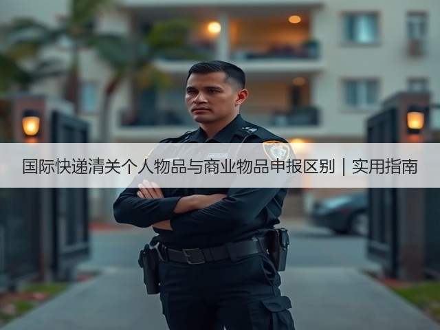 国际快递清关个人物品与商业物品申报区别|实用指南(图1) 国际快递清关个人物品与商业物品申报区别|实用指南(图1)