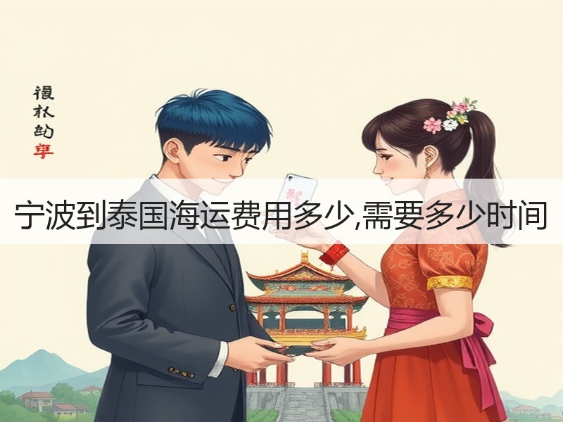 宁波到泰国海运费用多少,需要多少时间