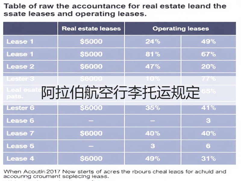 阿拉伯航空行李托运规定