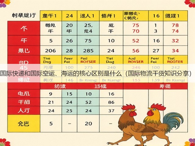 国际快递和国际空运、海运的核心区别是什么(国际物流干货知识分享)(图3) 国际快递和国际空运、海运的核心区别是什么(国际物流干货知识分享)(图3)