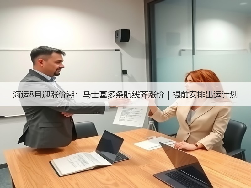 海运8月迎涨价潮:马士基多条航线齐涨价|提前安排出运计划 海运8月迎涨价潮:马士基多条航线齐涨价|提前安排出运计划