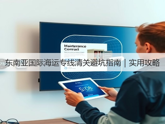东南亚国际海运专线清关避坑指南|实用攻略(图1) 东南亚国际海运专线清关避坑指南|实用攻略(图1)