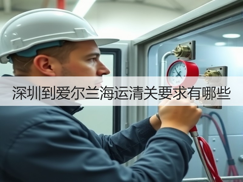 深圳到爱尔兰海运清关要求有哪些