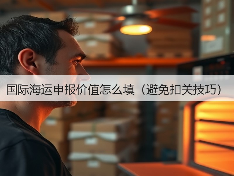 国际海运申报价值怎么填（避免扣关技巧）