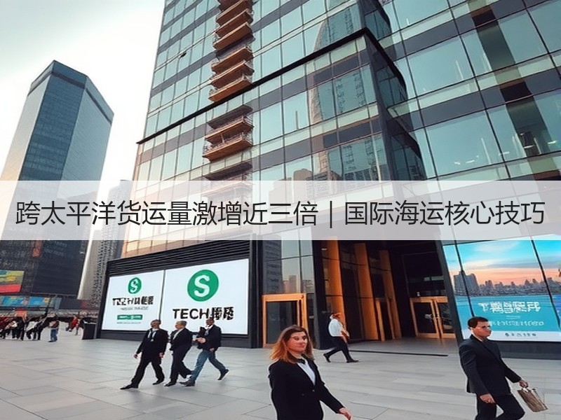 跨太平洋货运量激增近三倍|国际海运核心技巧 跨太平洋货运量激增近三倍|国际海运核心技巧