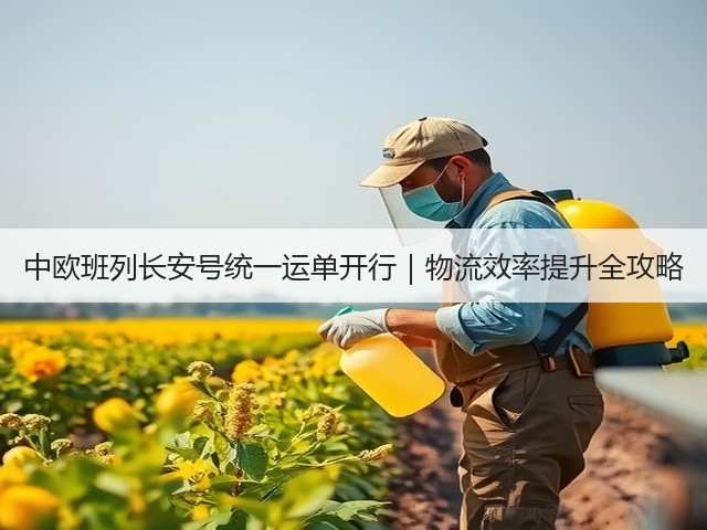 中欧班列长安号统一运单开行|物流效率提升全攻略(图3) 中欧班列长安号统一运单开行|物流效率提升全攻略(图3)