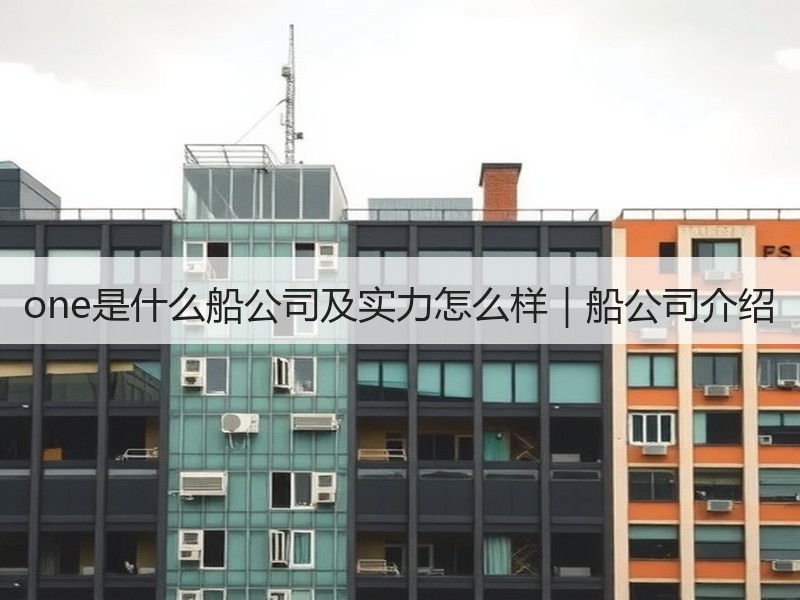 one是什么船公司及实力怎么样|船公司介绍 one是什么船公司及实力怎么样|船公司介绍