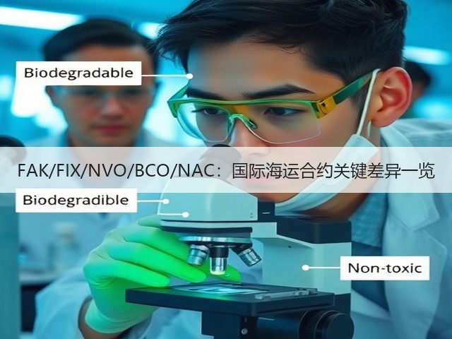 FAK/FIX/NVO/BCO/NAC:国际海运合约关键差异一览(图1) FAK/FIX/NVO/BCO/NAC:国际海运合约关键差异一览(图1)