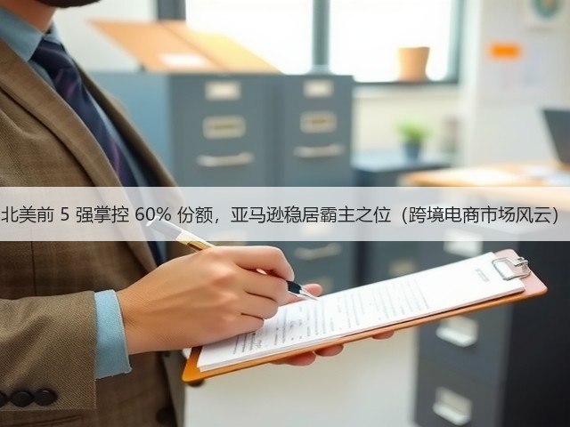 北美前 5 强掌控 60% 份额,亚马逊稳居霸主之位(跨境电商市场风云)(图2) 北美前 5 强掌控 60% 份额,亚马逊稳居霸主之位(跨境电商市场风云)(图2)