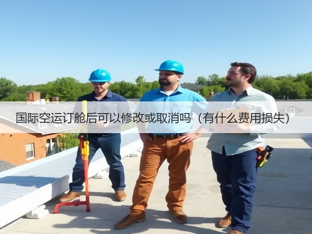 国际空运订舱后可以修改或取消吗（有什么费用损失）(图1)