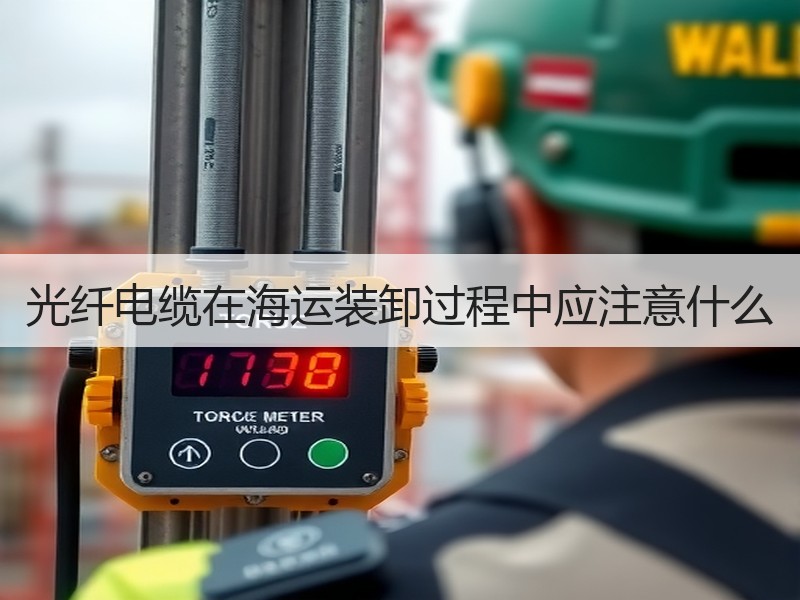 光纤电缆在海运装卸过程中应注意什么