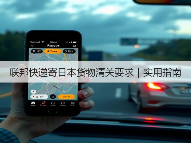 联邦快递寄日本货物清关要求|实用指南(图2) 联邦快递寄日本货物清关要求|实用指南(图2)