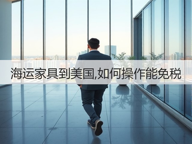 海运家具到美国,如何操作能免税(图2)