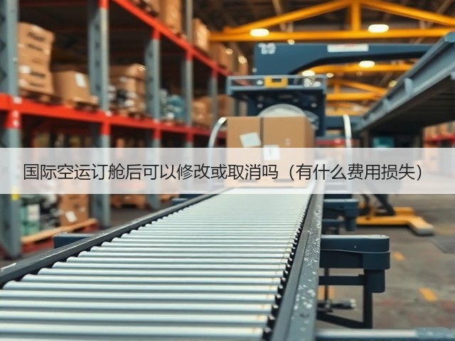 国际空运订舱后可以修改或取消吗（有什么费用损失）(图2)