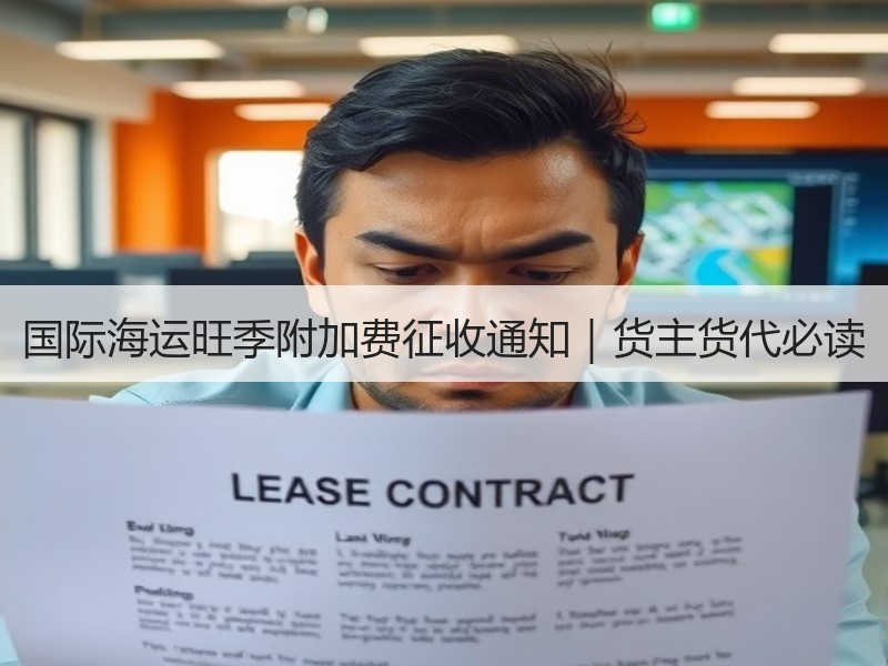 国际海运旺季附加费征收通知|货主货代必读 国际海运旺季附加费征收通知|货主货代必读