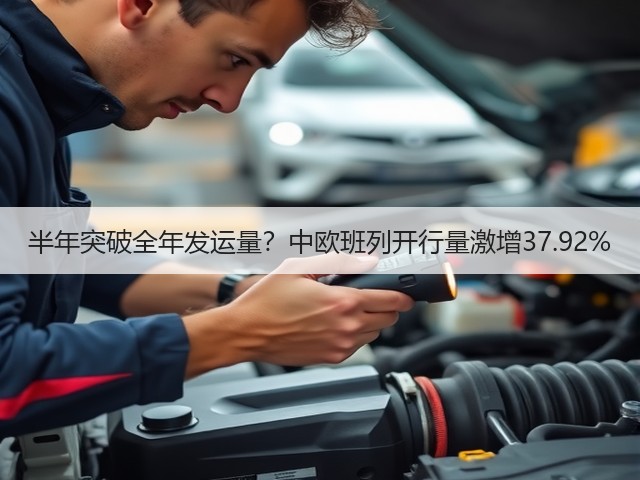 半年突破全年发运量？中欧班列开行量激增37.92%(图1)