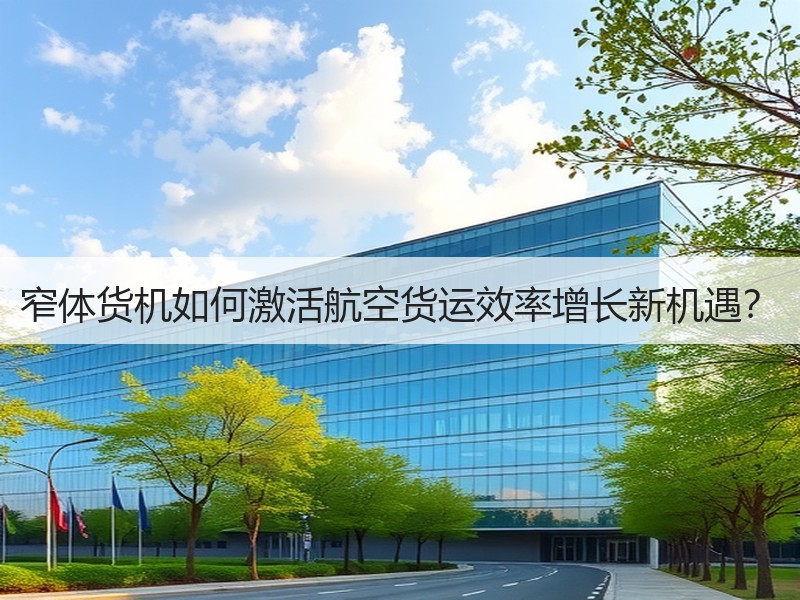 窄体货机如何激活航空货运效率增长新机遇? 窄体货机如何激活航空货运效率增长新机遇?