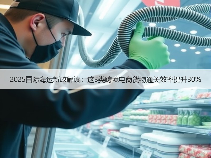 2025国际海运新政解读：这3类跨境电商货物通关效率提升30%