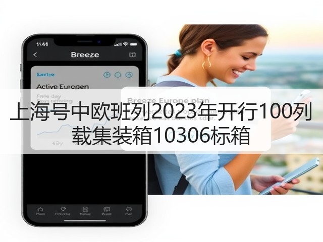 上海号中欧班列2023年开行100列 载集装箱10306标箱(图2)