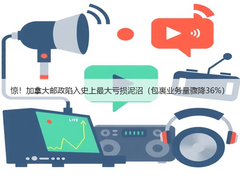 惊！加拿大邮政陷入史上最大亏损泥沼（包裹业务量骤降36%）