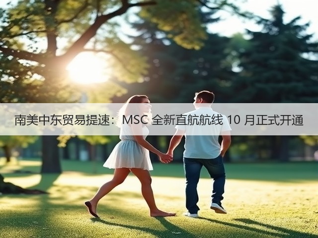 南美中东贸易提速：MSC 全新直航航线 10 月正式开通(图3)