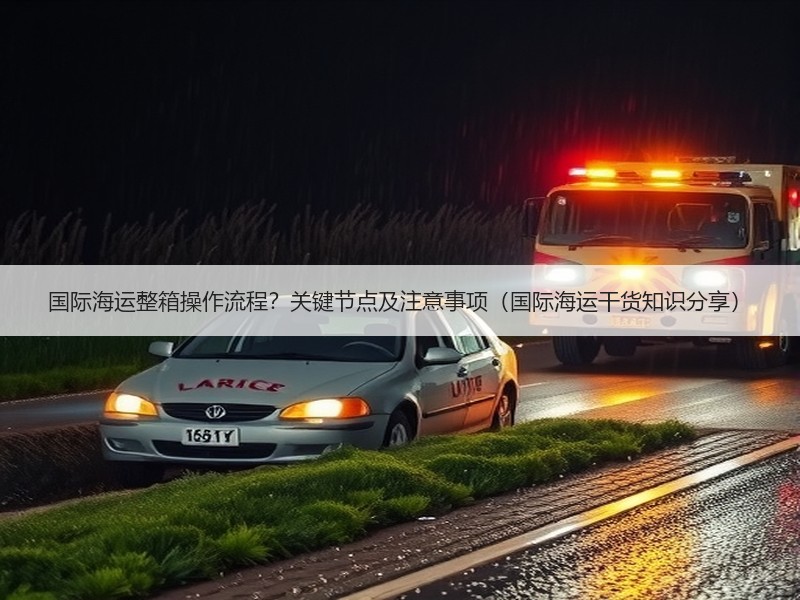 国际海运整箱操作流程？关键节点及注意事项（国际海运干货知识分享）