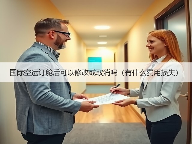 国际空运订舱后可以修改或取消吗（有什么费用损失）(图2)