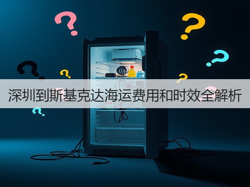 深圳到斯基克达海运费用和时效全解析