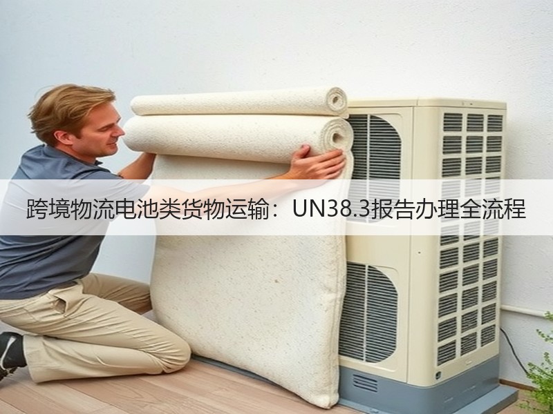 跨境物流电池类货物运输：UN38.3报告办理全流程