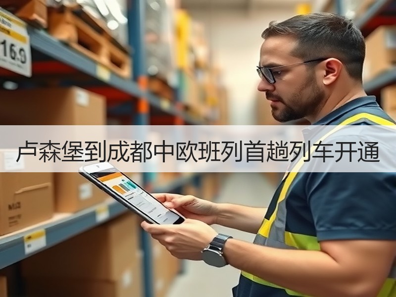 卢森堡到成都中欧班列首趟列车开通