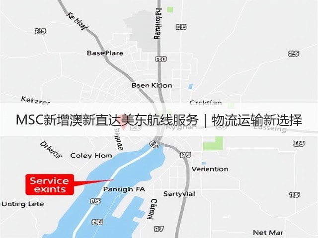 MSC新增澳新直达美东航线服务|物流运输新选择(图3) MSC新增澳新直达美东航线服务|物流运输新选择(图3)