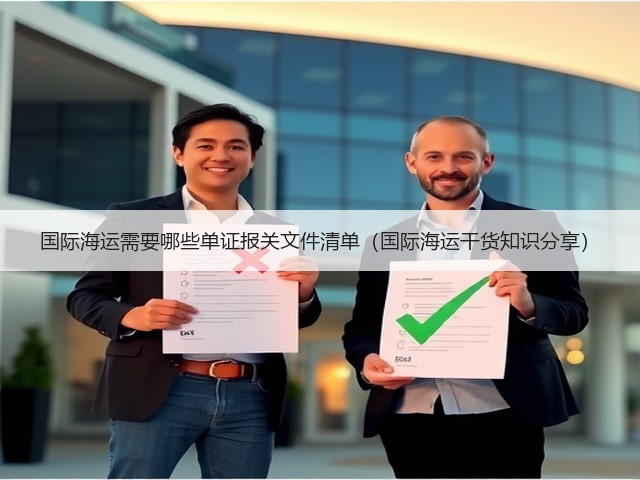 国际海运需要哪些单证报关文件清单（国际海运干货知识分享）(图1)