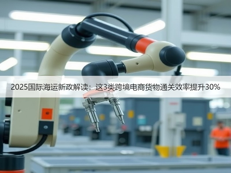 2025国际海运新政解读：这3类跨境电商货物通关效率提升30%