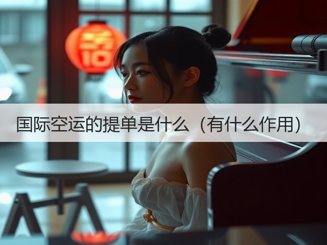 国际空运的提单是什么(有什么作用)(图1) 国际空运的提单是什么(有什么作用)(图1)