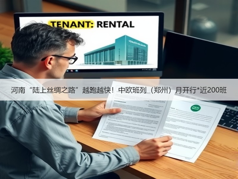 河南“陆上丝绸之路”越跑越快！中欧班列（郑州）月开行*近200班